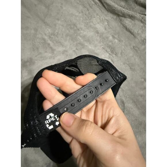 Whole Foods Market Hat Cap Black Green Logo Employee Mesh Snap Back Adjustable - Picture 2 of 4